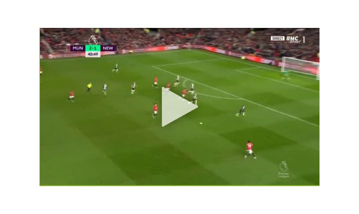 Rashford ładuje z główki na 3-1 z Newcastle [VIDEO]